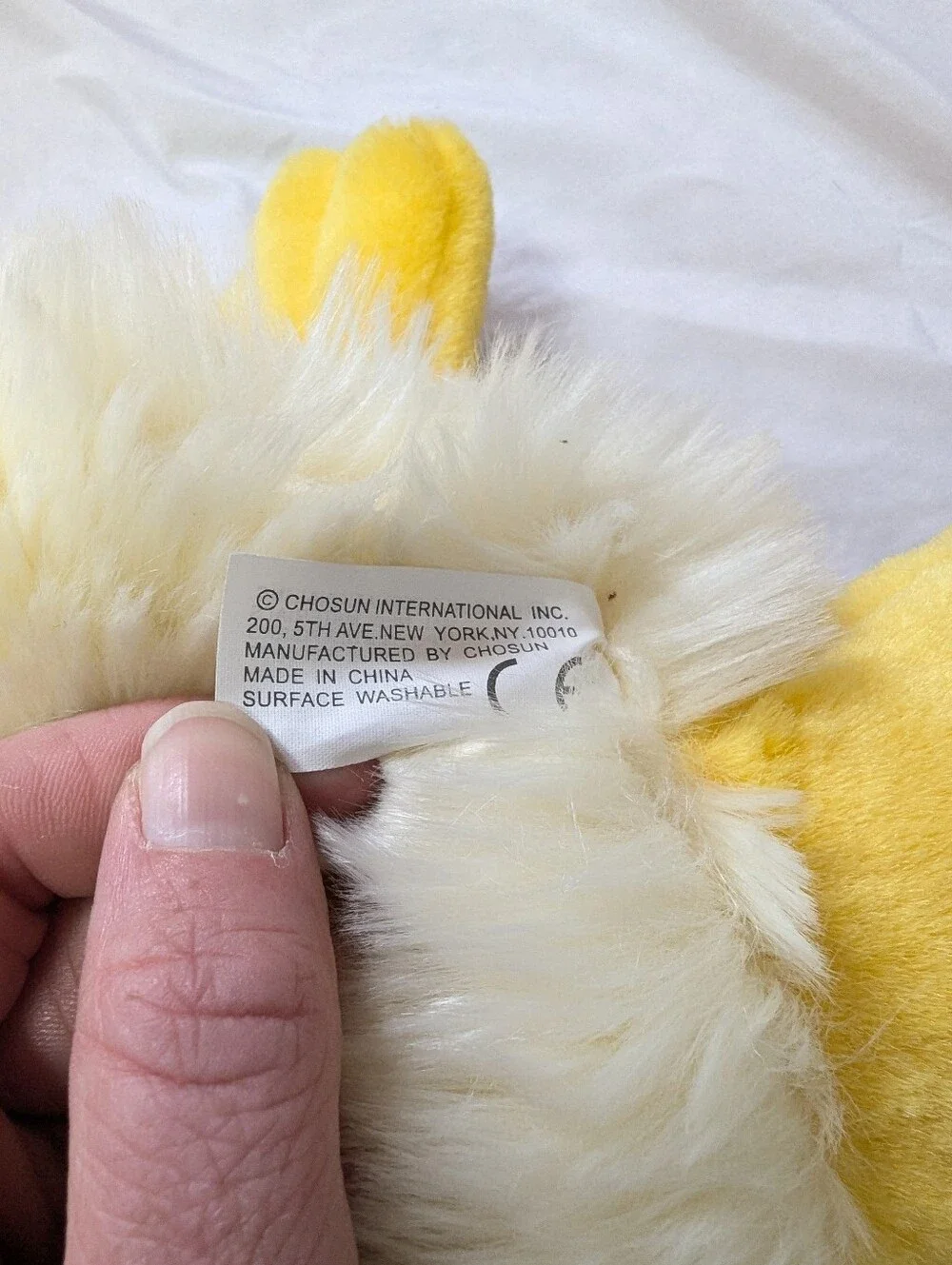 Chosun Floppy Fuzzy Duck Duckling Stuffed Animal Pillow Plush Lg 21